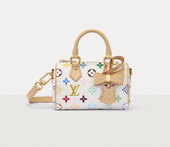 Louis Vuitton x Takashi Murakami Nano Speedy Handbag