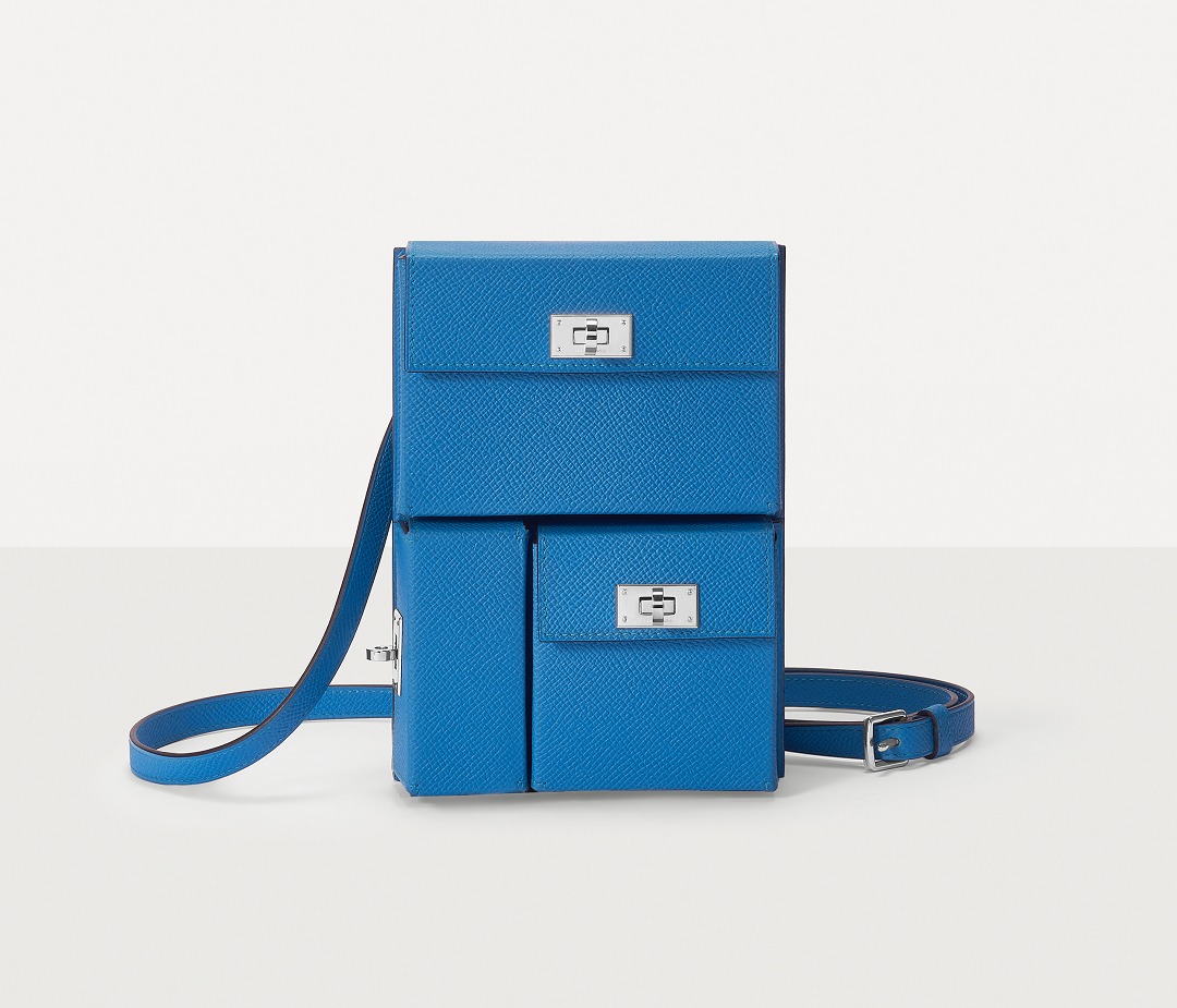 Hermès Kelly Multi-Pocket Espom Calfskin Clutch